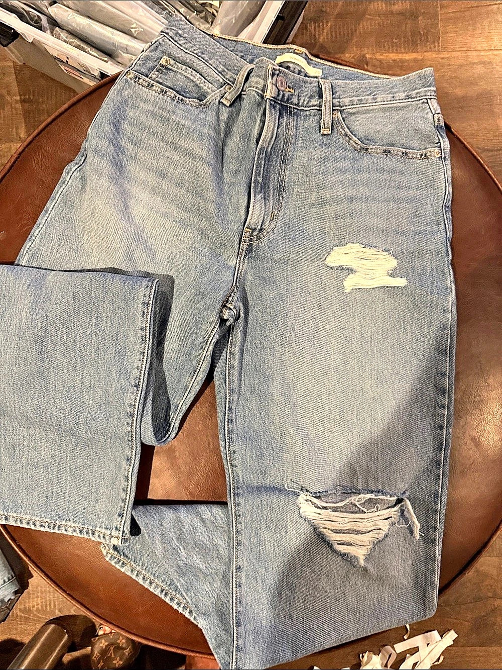 Levi's Wedgie Straight Jeans Men's Straight Leg Blue Jeans